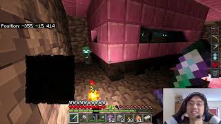 Minecraft RTX survival 1049 Purpur Walls and Ceilings [upl. by Ttenaej46]