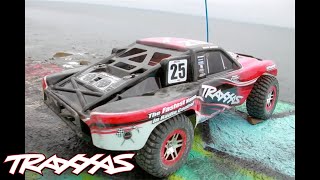 Traxxas Nitro Slash Drops in at the Sunken City [upl. by Kassab787]