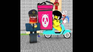 Red Police helps Pink find and catch Meat Robber 👍 [upl. by Eded367]