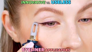 Innovative vs Useless Eyeliner Applicators [upl. by Lashonde780]