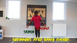 Afro Dance Tutorial Sensima  Skiibii feat Reekado Banks Beginners Choreo [upl. by Rratsal]