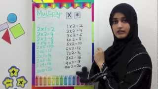 Urdu Math  Times Tables  Multiplication  Video 46  Education  Teachers Hindi اردو [upl. by Baelbeer]