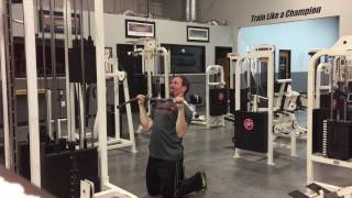 Kneeling Lat Pulldown Correct Your PullUp Form [upl. by Alford395]