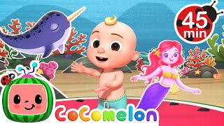 Mermaid Song Dance Baby Shark  More CoComelon Nursery Rhymes amp Kids Songs [upl. by Ellmyer]