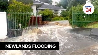 WATCH  Parts of Cape Town flooded as SA Weather Service upgrades storm warning for Western Cape [upl. by Harley]