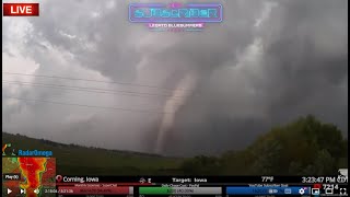 Greenfield Iowa Tornado  Live Stream Archive [upl. by Riordan]