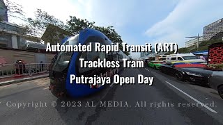 4K Video Automated Rapid Transit ART trackless tram [upl. by Ociral]