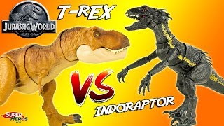 Jurassic World TRex vs Indoraptor Dinosaures Mattel [upl. by Teresita44]