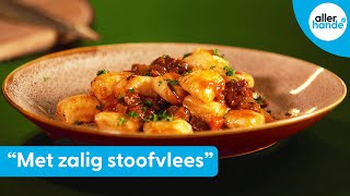 STOOFVLEES bij je GNOCCI dit recept MOET je proberen [upl. by Yrroc828]