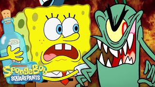 COUNTING Every Time Someone Says quotPlanktonquot  45 Minute Compilation  SpongeBob [upl. by Armington]