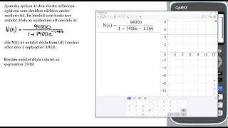 Matematik 5000 3c Uppgift 3254 a GeoGebra för reviderad ämnesplan 2021 v3 [upl. by Oneg]