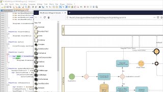 BPMN Diagram Application in JavaScript [upl. by Ssitnerp516]