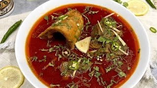 Batool Kitchen Food Secret Live Cooking Beef Nihari Recipe 😊👍🔪🔪🍳 [upl. by Ahsekal]