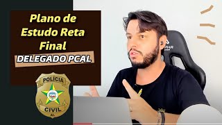 DELEGADO ALAGOAS O PLANO DE ESTUDO DE RETA FINAL  MAPA DE INCIDÊNCIA PCAL [upl. by Aneloaup]