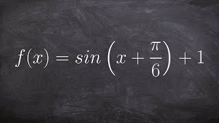 How to Graph the Sine Function by Applying a Phase Shift and Vertical Translation [upl. by Rondon460]