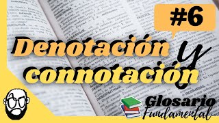 DENOTACIÓN y CONNOTACIÓN ¿Cuál es el significado ⚠️ GLOSARIO FUNDAMENTAL  PRUEBA DE TRANSICION 📚 [upl. by Annahsed907]