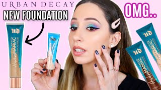 Urban Decay Hydromaniac Foundation  10H Wear Test amp Review on DRY skin The best hydrating [upl. by Coyle779]