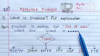 What is Protocol full Explanation  TCPIP HTTP SMTP FTP POP IMAP PPP and UDP Protocols [upl. by Reta]