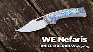 WE Nefaris Ltd Ed Folding Knife  5Minute Review  Atlantic Knife [upl. by Georgina]