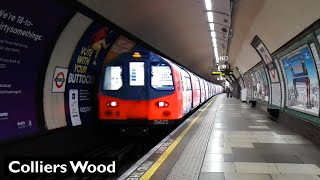 Colliers Wood  Northern line  London Underground  1995 Tube Stock [upl. by Sheepshanks276]