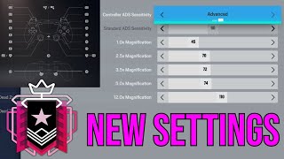 NEW Best SettingsSensitivity in Operation Deadly Omen  Rainbow Six Siege Console Champion [upl. by Oakley40]