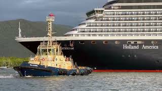 Holland America Line WESTERDAM Cruise Ship Gigantic Cairns Australia [upl. by Coheman]