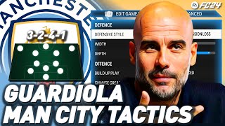 PEP GUARDIOLAS MAN CITY 3241 TACTICS IN EA FC 24 [upl. by Lemon258]