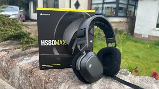 Corsair HS80 MAX unboxing  review [upl. by Nylecaj]