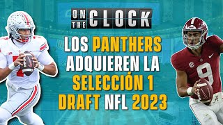 Los Panthers adquieren la primera selección del Draft NFL 2023 [upl. by Nerra]