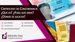 Certificado de Concordancia ¿Qué es ¿Para qué sirve ¿Dónde se solicita [upl. by Liris786]