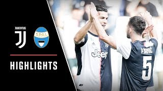 HIGHLIGHTS Juventus vs SPAL  20  Pjanic and Ronaldo goals seal win [upl. by Rebmik528]