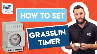 How to set a Grasslin Timer  Set a swimming pool timer [upl. by Nerita217]