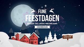 Fijne feestdagen en een gelukkig 2018  Heembouw [upl. by Lauretta637]