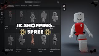 1k roblox shopping spree [upl. by Roydd391]