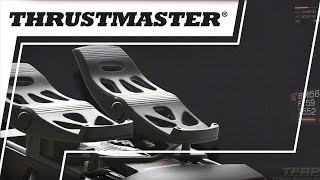 TFRP TFlight Rudder Pedals for a customized flight experience  Thrustmaster [upl. by Minni635]