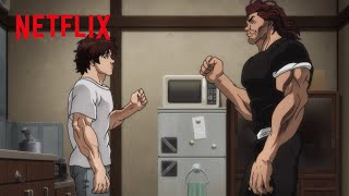 Rock Paper Scissors  Baki Hanma Season 2 The Father VS Son Saga  Clip  Netflix Anime [upl. by Preciosa]