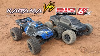 Team Corally Kagama 6s Vs Arrma Big Rock 6s  Two of my favourite Rcs [upl. by Arie]