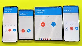 Incoming Outgoing Call SkyPhone Social App on Galaxy S10E vs Realmi 11pro  Samsung Z Fold vs Z Flip [upl. by Tena]