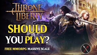 THRONE AND LIBERTY Gameplay Preview — Should you Play It Is it Worth it NEW MMORPG [upl. by Mccall]