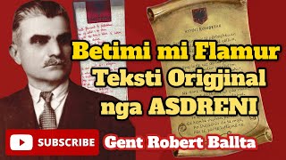 BETIMI MI FLAMUR  TEKSTI ORIGJINAL  ME MELODI  Himni Kombëtar Shqiptar ALBANIAN NATIONAL ANTHEM [upl. by Filbert]