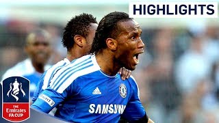 Tottenham 15 Chelsea  Drogba Mata Bale Ramires Lampard Malouda  Official FA Cup highlights [upl. by Cnut676]