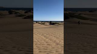 Maspalomas Dunes Beach Walk Gran Canaria Desert 2023 Playa del Ingles [upl. by Yetty]