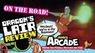 Dragons Lair Arcade Game Review  Cinematronics 1983  FUNSPOT ARCADE [upl. by Aihtekal]