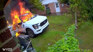 2023 Ford F150 Fire  Full Video  NOT AN EV [upl. by Wellington]