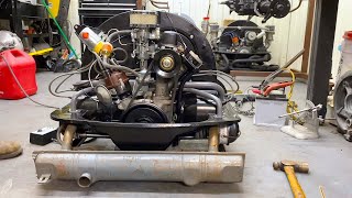 VW Engine Build  Complete Start to Finish  Type 1 Flat 4 [upl. by Soule]