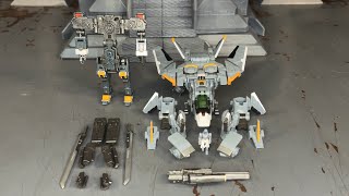 Review of Takara Tomy Diaclone Reboot TM  24 Tactical Mover Horus Versaulter F Thrust Unit [upl. by Hersh44]