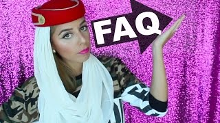 FAQ ✈ EMIRATES Cabin Crew  Yas amp Nab [upl. by Aklog508]