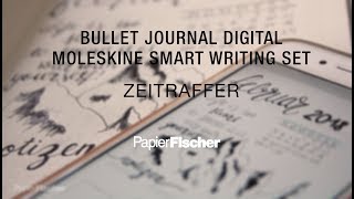 Digitales Bullet Journal mit dem Moleskine Smart Writing Set  Zeitraffer [upl. by Darnell]