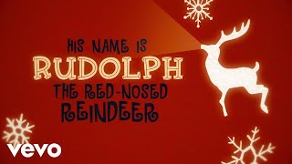 The Temptations  Rudolph The RedNosed Reindeer Lyric Video [upl. by Lauraine]