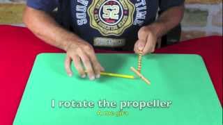 57° easy wood propeller Magic Tricks [upl. by Nassir412]